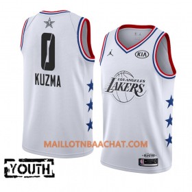 Maillot NBA Los Angeles Lakers Kyle Kuzma 0 2019 All-Star Jordan Brand Blanc Swingman - Enfant